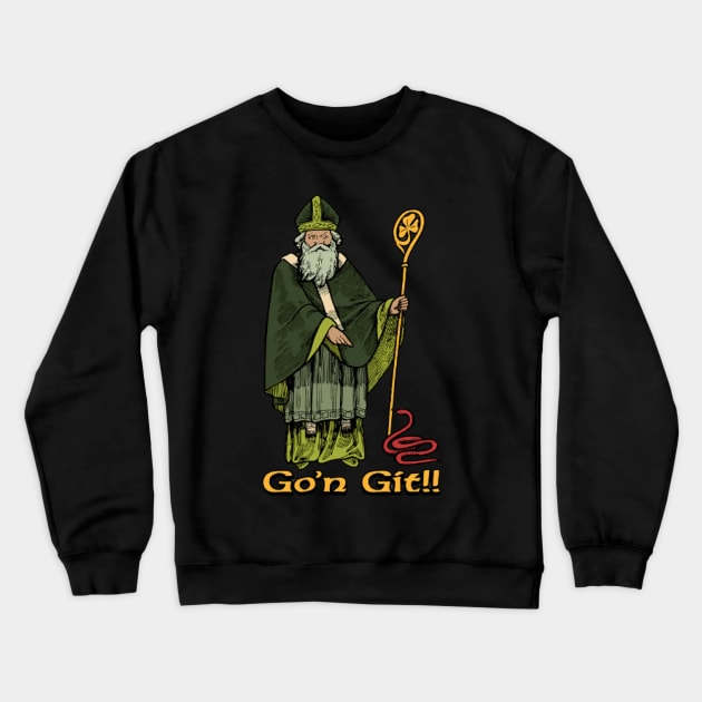 Go'n git st patrick Crewneck Sweatshirt by Angelavasquez